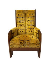 Art Deco Amsterdamse School Lounge Chair by Cornelis van der Sluys, 1918